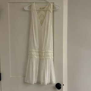 Ramy Brook white silk dress size xs
